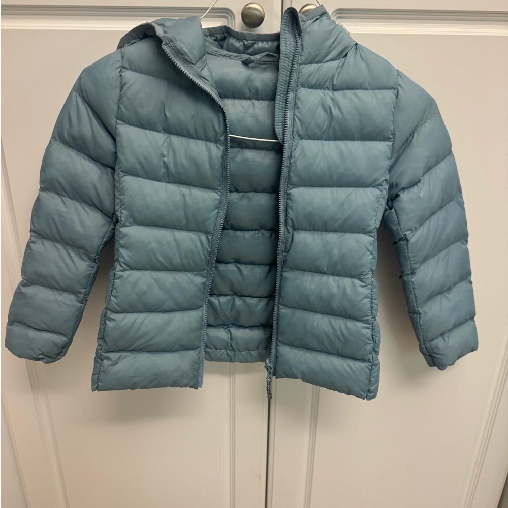 Kids Sky Blue Puffer Jacket